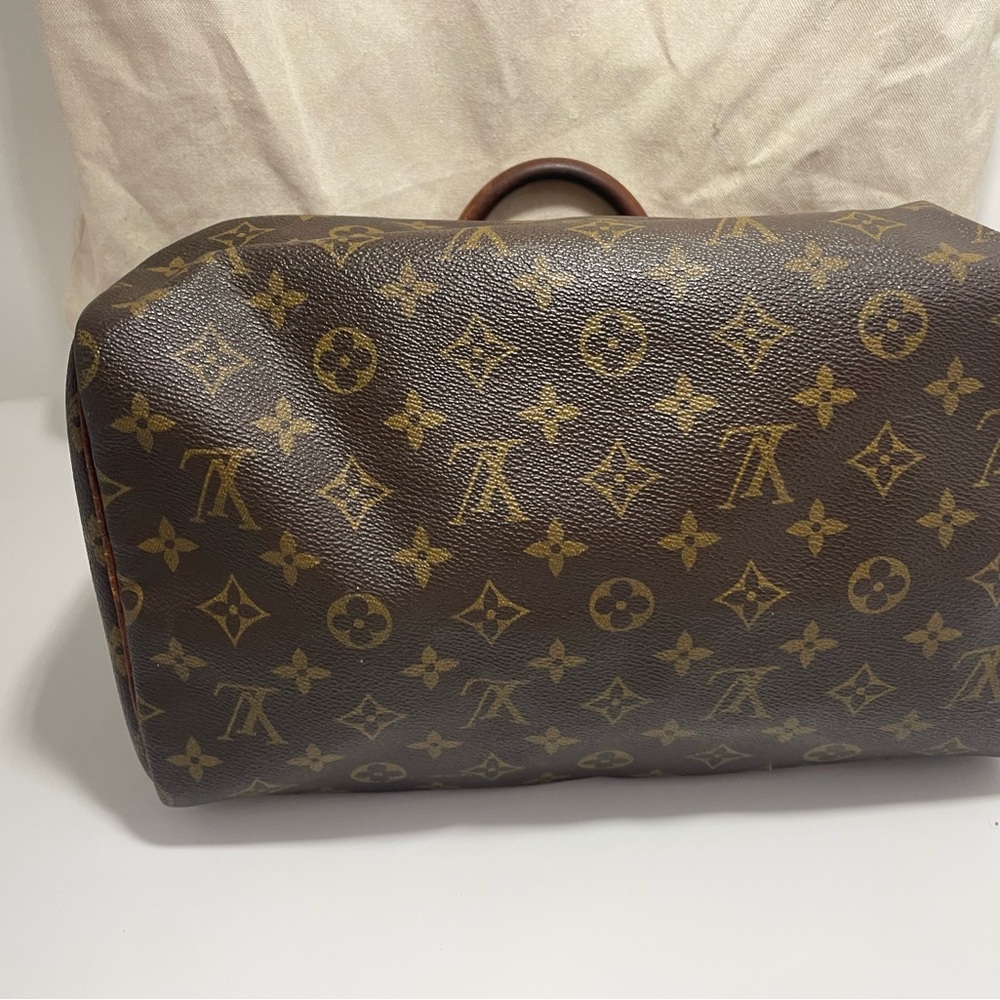 Floral Designer Handbag - Brown and Pink LV - Picture 3 of 6